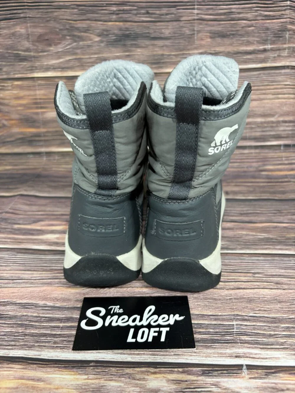 Sorel Whitney II‎ Short Lace Waterproof Gray Boots Women's Size 6
